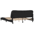 thumbnail image 5 of vidaXL Bed Frame with Headboard Mattress Foundation Furniture Faux Leather, 5 of 134