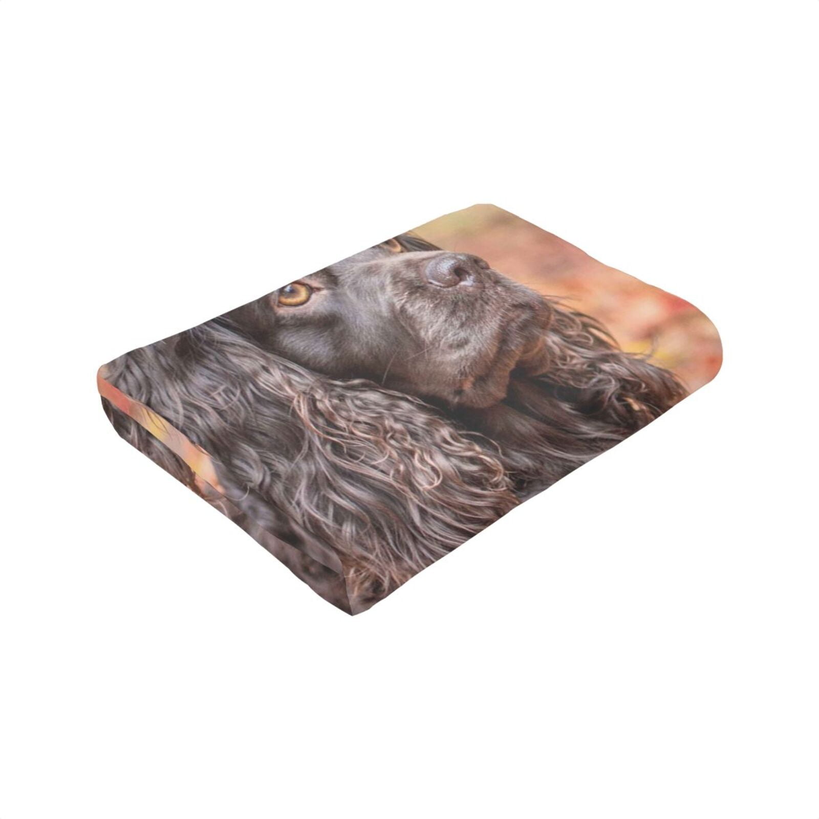 Wijzvio Boykin Spaniel Dog Throw Blanket Soft Fuzzy Fleece Blanket For Couch Bed Living Room Decoration 50"X40"