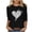 NQR1-Valentine's Day-Black, variant on VKOYWKM Heart Shirts Women Valentines Day T-Shirts Heart Graphic Tees Tops 3/4 Sleeve Casual Crew Neck Love Heart T-Shirts Happy Valentines Day Blouses