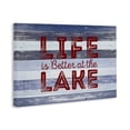 thumbnail image 3 of Stupell Industries Coastal Life At Lake Striped Canvas Art, 36 x 24, by SD Graphics Studio, 3 of 8