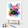 thumbnail image 1 of Cuadros Decorativos Kit de pintura por números, lienzo de perro colorido DIY, cuadro de arte al óleo, decoración de la habitación del hogar Ehuebsd Nuevos Originales, 1 of 9