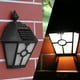 thumbnail image 4 of Lámpara solar de pared con iluminación hacia arriba y hacia abajo para exteriores, IP65, decoración moderna para el hogar, jardín, porche, lámpara de jabón., 4 of 8