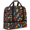 Multicolour 1, variant on Music Note Foldable Travel Duffel Bag for Women Men, Weekend Overnight Carry On Bags with Shoe Compartment