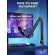 thumbnail image 3 of InnoGear Mic Boom Arm Soporte de micrófono Gestión de cables para Blue Yeti FIFINE AM8 K669B HyperX QuadCast S SoloCast AT2020 Shure SM7B MV7 y otros micrófonos, 3 of 5