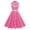 Pink, variant on Women's 1950s Retro Polka Dot Vintage Dress Sleeveless Prom Swing Midi Belt Dresses Notched Lapel, Guest Dresses for Women(Pink,M)