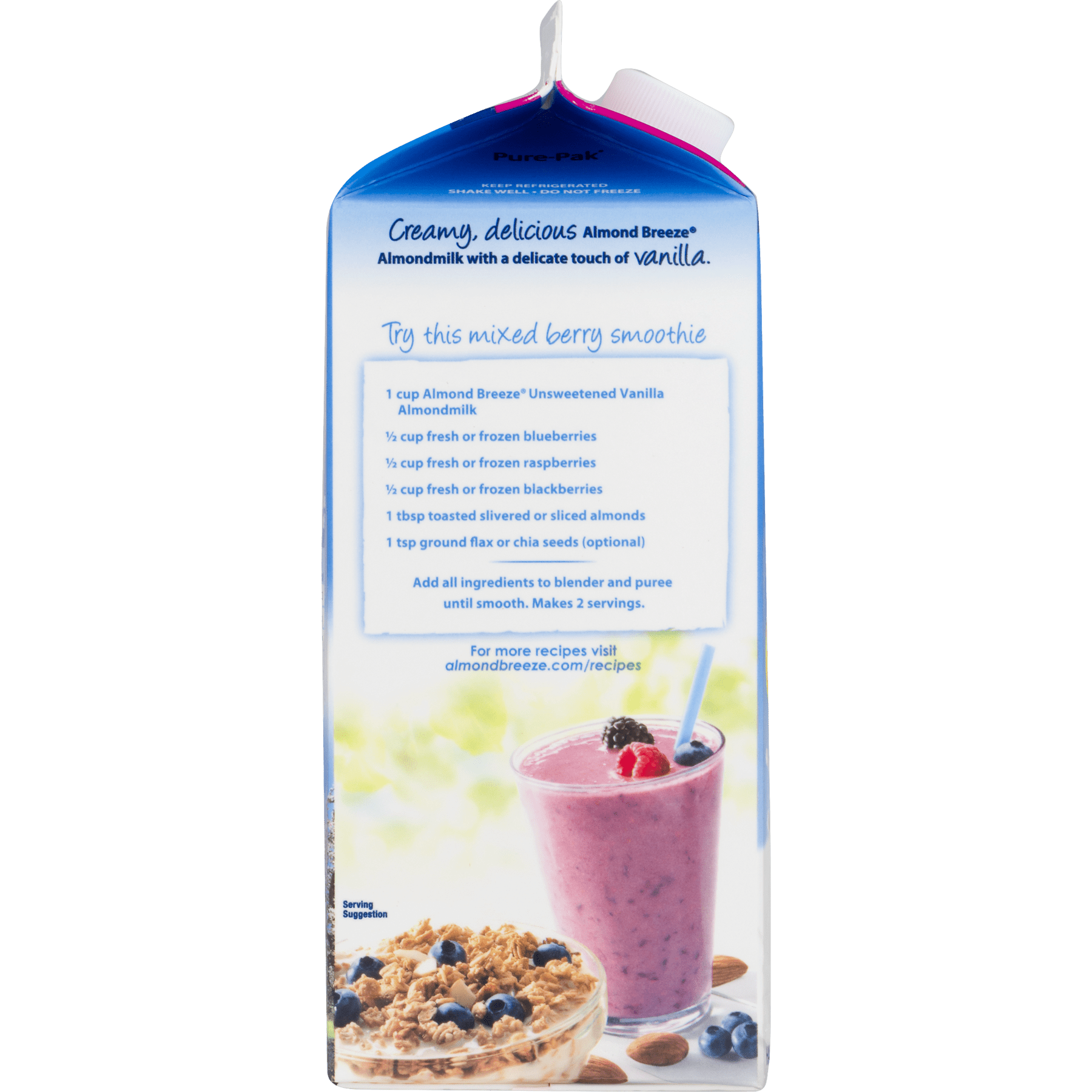 Blue Diamond Almond Milk Smoothie Recipes Dandk Organizer