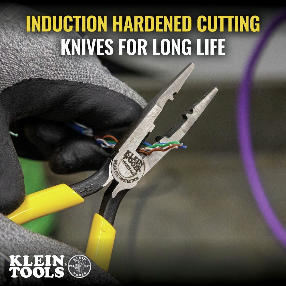 Klein Tools Connector Crimping Long-Nose Pliers