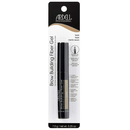 - Brow Building Fiber Gel Taupe Taupe, Adheres to brow hair creating thicker brows By Ardell
