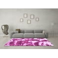 thumbnail image 3 of Ahgly Company Indoor Square Abstract Pink Modern Area Rugs, 5' Square, 3 of 4