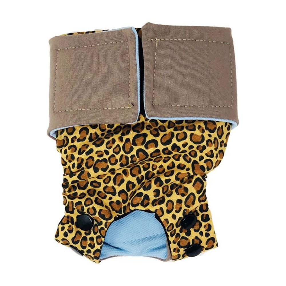 Barkertime Leopard Cat Diaper Snappy