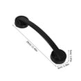 thumbnail image 2 of LEDMOMO Shower Grab Handle Black Non Skid Safety Handrail for Bathroom Stability and Support, 2 of 7