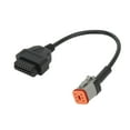 thumbnail image 1 of OBDII 6 Pin Scanner Cable, Safe Riding OBD2 Diagnostic Adapter  For Motorcycle, 1 of 8