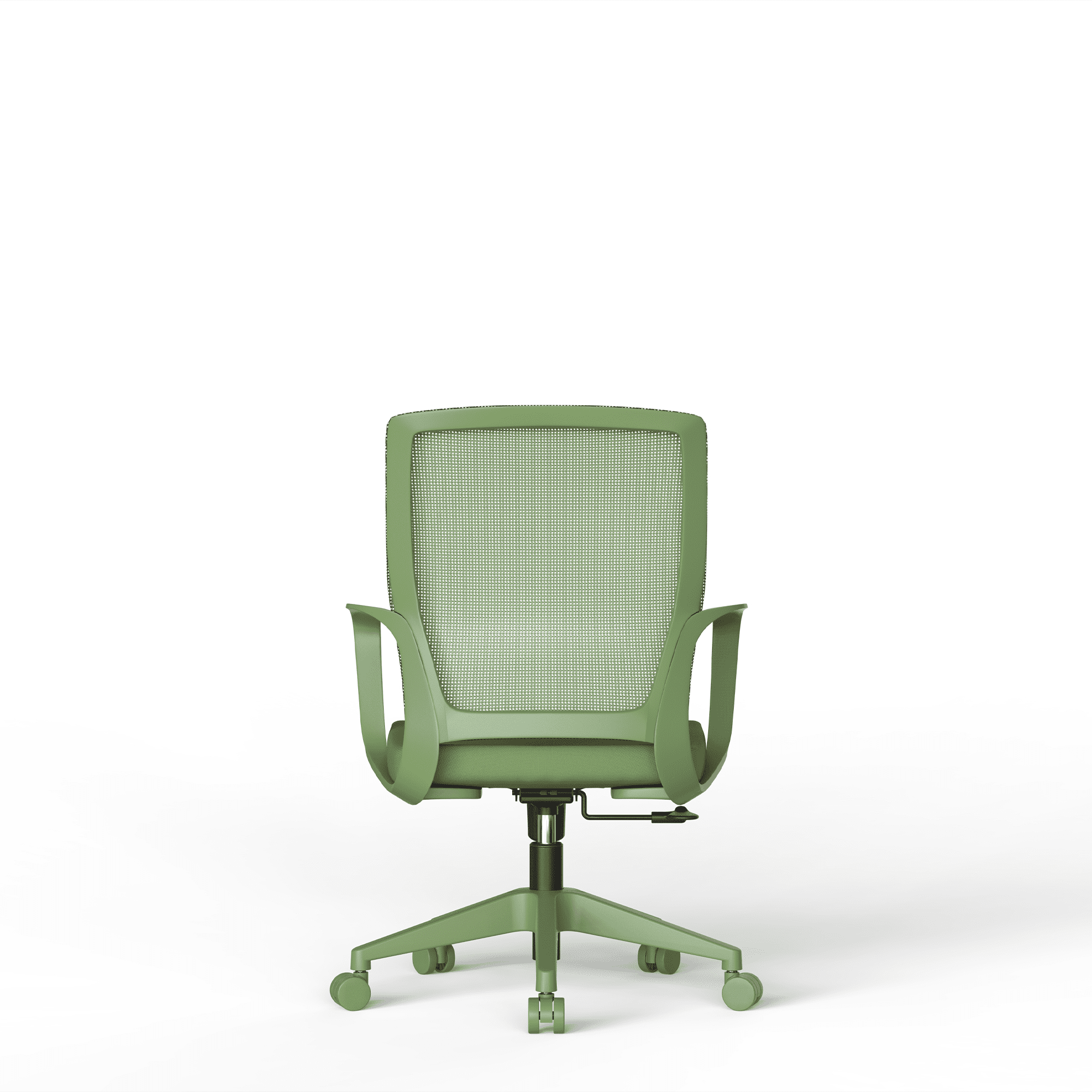 Colorful Office Task Chair 350LBS, Home Office, Mesh Back,Comfortable Sitting, Fixed Armrest, Swivel, Height Adjustable Chair (Green)