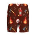 thumbnail image 4 of Picia Fire Extinguisher Pajama Shorts for Men, Men's Pajama Bottoms, Sleepwear,Short Pajama Pants-Large, 4 of 9