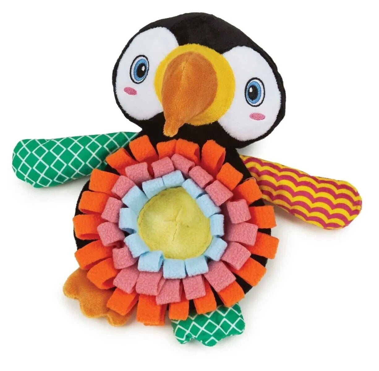 Treat Hiding Dog Toys Interactive Pocket Playtime Squeak Choose Character or Set (Blue Owl)