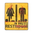 thumbnail image 1 of Bathroom Door Decoration Sign Decoration Toilet Design Sticker Skeleton Bathroom Products, 1 of 8