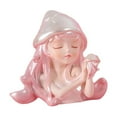 thumbnail image 2 of DOLITY Figurine de Fille de Mer Mignonne Sculpture Miniature Décoration de Gâteau Statue Moderne Petite Résine C, 2 of 9