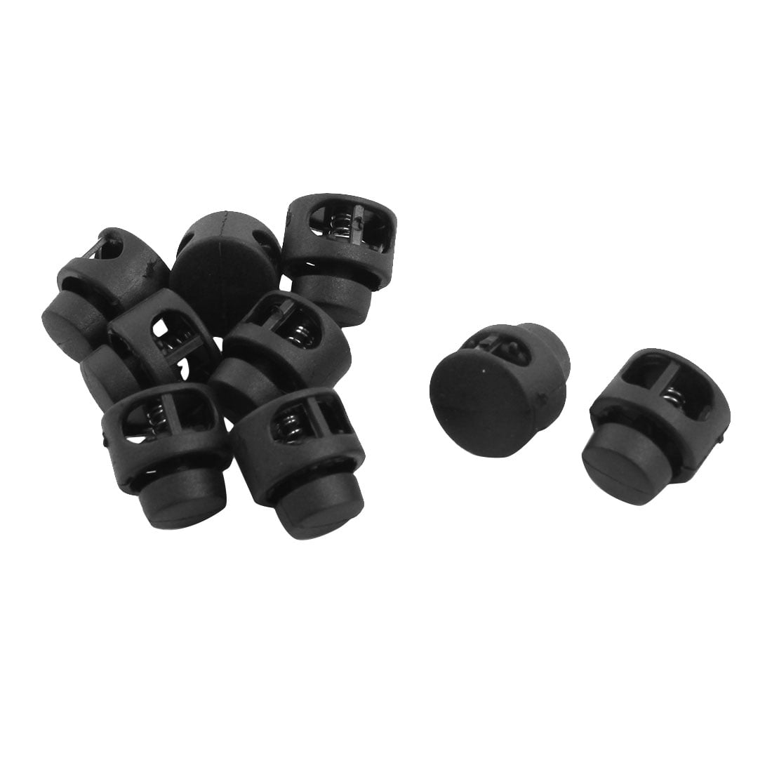 Travel Cord Locks Spring Loaded Stopper Toggle Buckle Rope Clamp 14mm