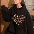 thumbnail image 2 of Fridja Blouse Décontractée à Manches Longues à Capuche Imprimée pour Femmes, 2 of 4
