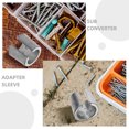 thumbnail image 3 of 4Pcs Metal Battery Post Adapter Silver 1.90X1.90X1.50in Universal Compatibility for Car Battery Terminals, 3 of 8