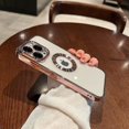 thumbnail image 4 of Compatible with iPhone 13 Pro Max Case with Camera Lens Protector,Logo View for Women Men, Soft Clear Back Cover, Luxury for iPhone 13 Pro Max Phone Cases (iphone13proMax, Rose Gold), 4 of 18