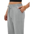 thumbnail image 5 of Fantaslook Womens Joggers with 3 Pockets Tapered Casual Sweatpants for Lounging Drawstring Athletic Pants Jogging Workout and Gym, 5 of 9
