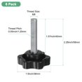 thumbnail image 3 of Uxcell 6-Pack Star Clamping Knobs, M8x40mm Hand Tightening Screws Handle 38mm, 3 of 7