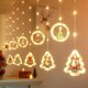 thumbnail image 2 of Venta caliente de Amazon 2023 suministros de decoración navideña luces de árbol de Navidad luces de cortina de Navidad de renos al aire libre, 2 of 4