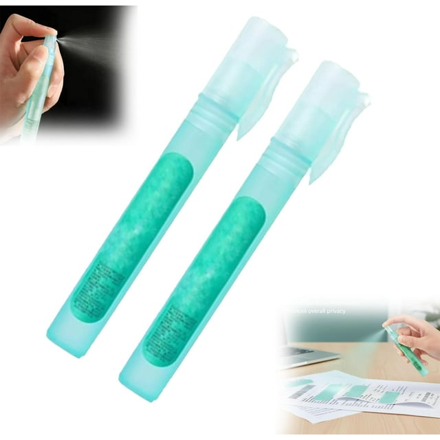 Privacy Cover Spray, Privacy Spray, Portable Privacy Information Coverage Fluid Liquid, Thermal Paper Correction Fluid Spray, Personal Express Parcel Privacy Coverer (2pcs)