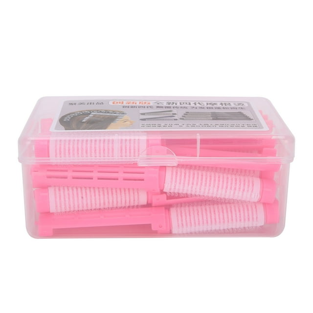 20 varillas para permanente de cabello, esponjosas, rizadores de cabello, kit de herramientas de peluquería, rosa