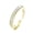 Yellow Gold, variant on Sterling Silver Channel-Set Toe Ring with crystals