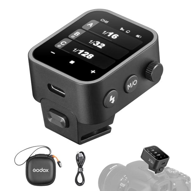 Disparador de flash GODOX X3 X3-C para Canon con pantalla OLED