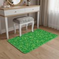 thumbnail image 2 of Flannel Door Mat Outside Entrance 24 × 16 Inch, St. Patrick''s Decorations No Slip Bath Rug Water Absorbing Bathroom Decor Throw Rugs with Rubber Backing Washable Outdoor Doormats, 2 of 7