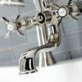 thumbnail image 7 of Kingston Brass KS248SN Essex Deck Mount Clawfoot Tub Faucet with Hand Shower, Brushed Nickel, 7 of 7
