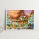 thumbnail image 4 of Cuadros Decorativos Taladro redondo completo Pintura de diamante Casa de nieve Mosaico Dibujo de diamantes de imitación (SZ1266) Tmvgtek embutido en tela, 4 of 6