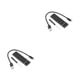 thumbnail image 4 of Injueey 22x3 0/42/60/80 USB a M.2 NGFF SSD Box Computadora de alta velocidad Caja de disco duro móvil Driver Free Computer Black A-C Cable de CA negro 2Conjunto, 4 of 6