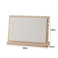 thumbnail image 4 of Tablero de exhibición Strade Fareast Limited para collares soporte de joyería minimalista en tono dorado Blanco, 4 of 8
