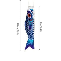 Zmeidao Windsock Streamer Fish Flag Kite Home Outdoors Hanging Decoration