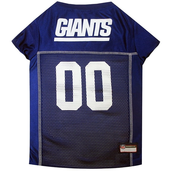 Pets First NFL New York GiantsLicensed Mesh Jersey for Dogs and Cats - Medium