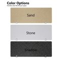 Stone Partition Screen PET Cubicle Privacy Panel, 18x42 Inch Office Desk Divider, Stone ...