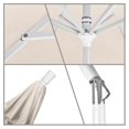 thumbnail image 4 of California Umbrella GSCU908170-SA53 Parasol de Marché en Aluminium de 9 Pi avec Inclinaison au Col - Blanc Mat-Pacifica-Toile, 4 of 4