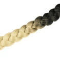 thumbnail image 5 of Unique Bargains 22" Gradient Helmet Pigtail Braids Hair for Bicycle Motorcycle Black Gold Tone, 5 of 6