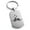 Silver, variant on Stainless Steel Infinity Nautical Anchor Engraved Dog Tag Keychain Keyring