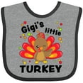 thumbnail image 3 of Inktastic Gigi's Little Turkey Boys or Girls Baby Bib, 3 of 4