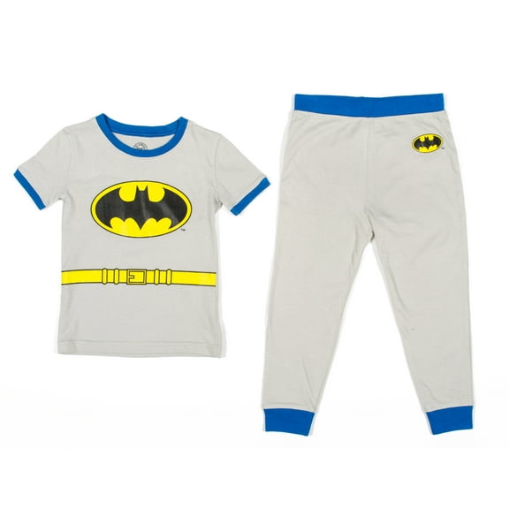 DC Comics Boys Superman Superhero Cotton Costume Pajama Set