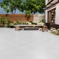 thumbnail image 4 of TrumanPick 72 PCS Deck Tiles Patio Pavers Interlocking Flooring Tiles 12"W x 12"L Waterproof Outdoor Flooring for Patio Garden Balcony Backyard All Weather Use, Light Gray, 4 of 12