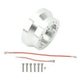 thumbnail image 4 of Steering Wheel Hub Adapter Polished 5 And 6 Hole Strong Bearing Capacity Replacement For Flaming River, 4 of 8