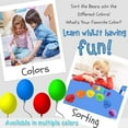 thumbnail image 3 of 62 unids/set niños arcoíris contando oso juguetes educativos cognición juego a juego juguetes educativos regalos, 3 of 5