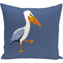 Simply Daisy 16" x 16" Pelican March Animal Print Pillow