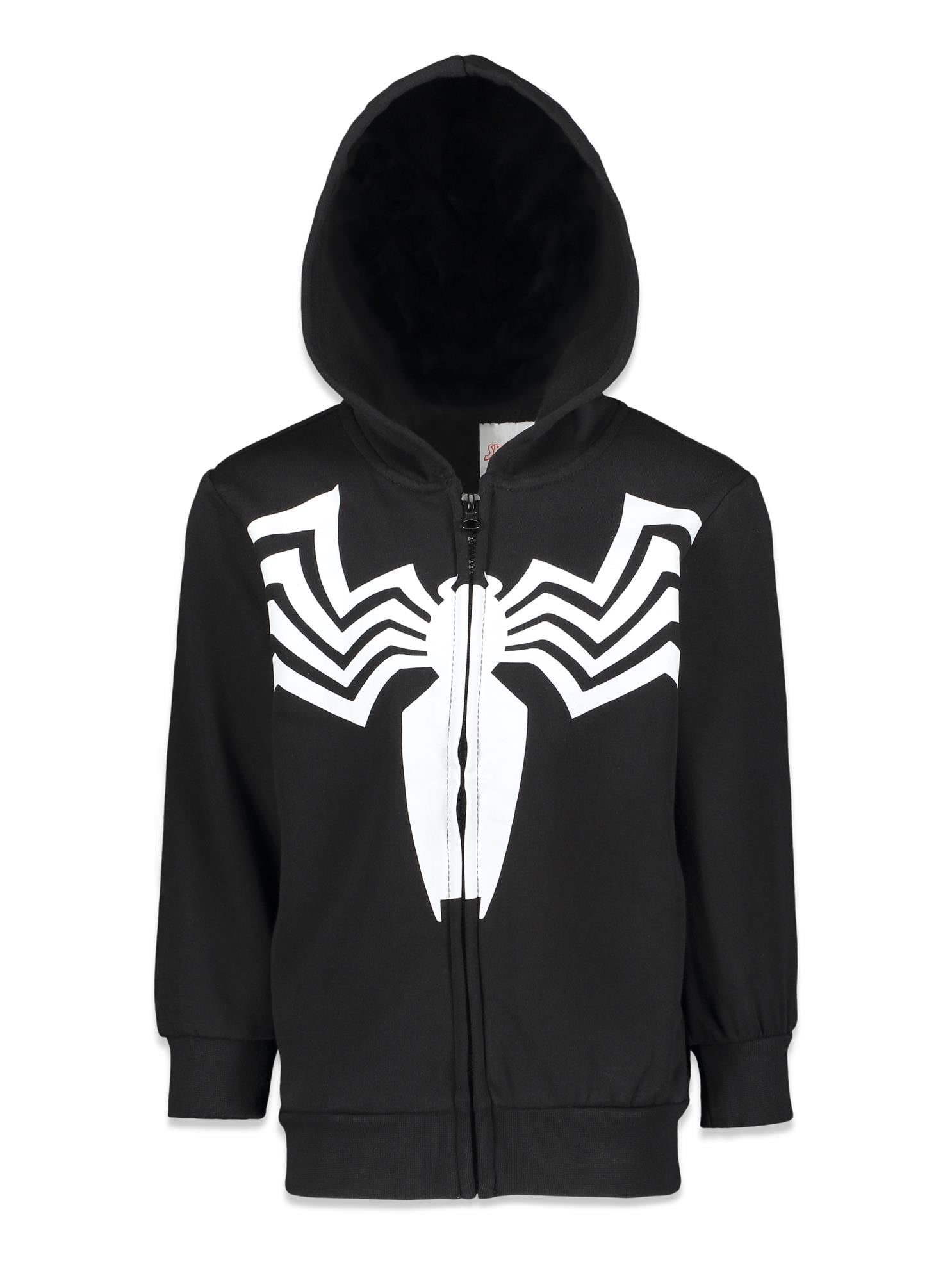 Marvel Spider Man Venom Toddler Boys Zip Up Hoodie Toddler to Big Kid Walmart